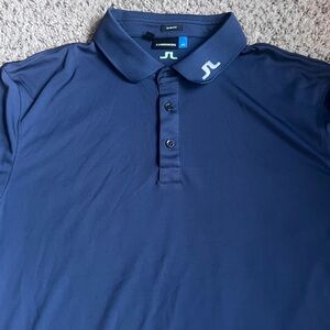 J.Lindeberg Blue Polo Shirt